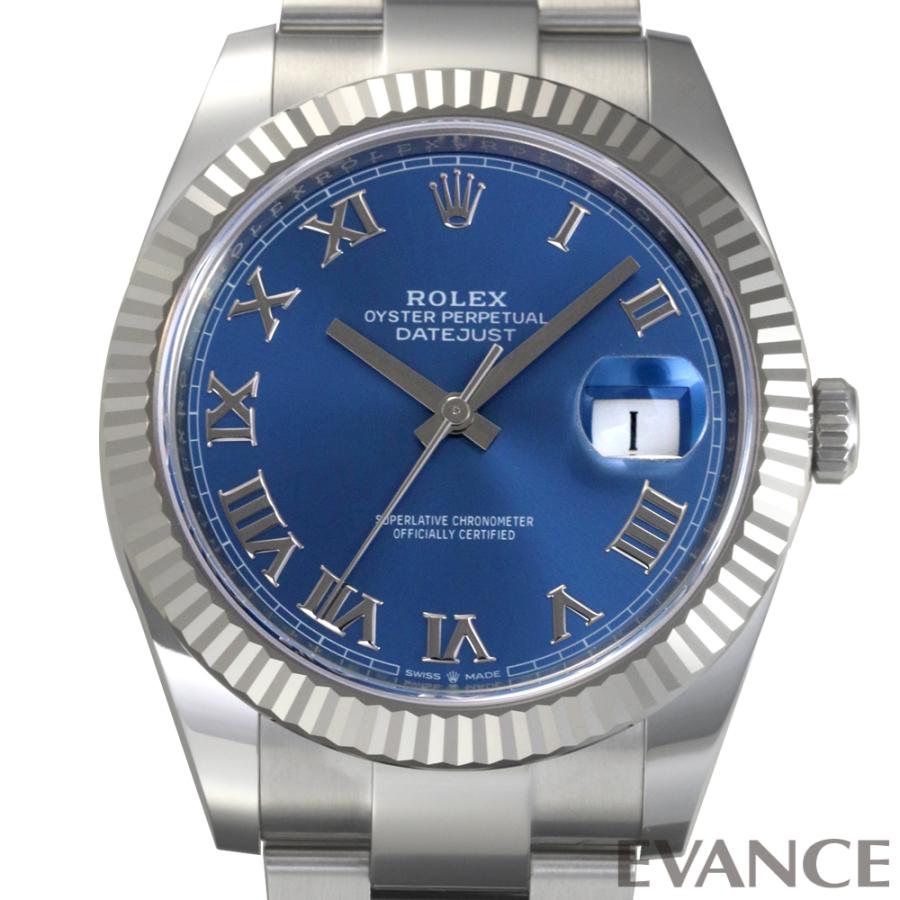 【新品】 ロレックス デイトジャスト 41 126334 アズーロブルー メンズ ROLEX | デイトジャスト