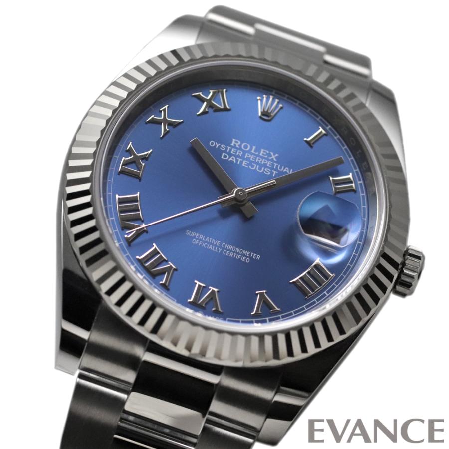 【新品】 ロレックス デイトジャスト 41 126334 アズーロブルー メンズ ROLEX | デイトジャスト | 04