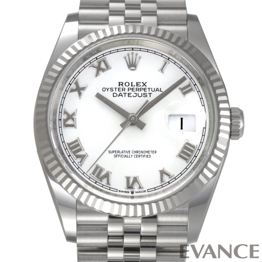【新品】 ロレックス デイトジャスト 36 126234 ホワイト メンズ ROLEX | デイトジャスト