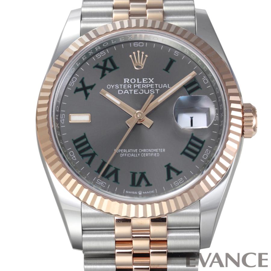 デイトジャスト 【新品】 ロレックス 36 126231 スレート メンズ ROLEX