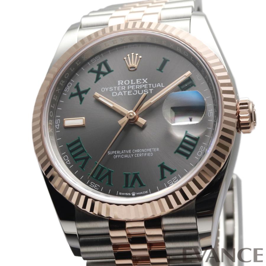 デイトジャスト 【新品】 ロレックス 36 126231 スレート メンズ ROLEX