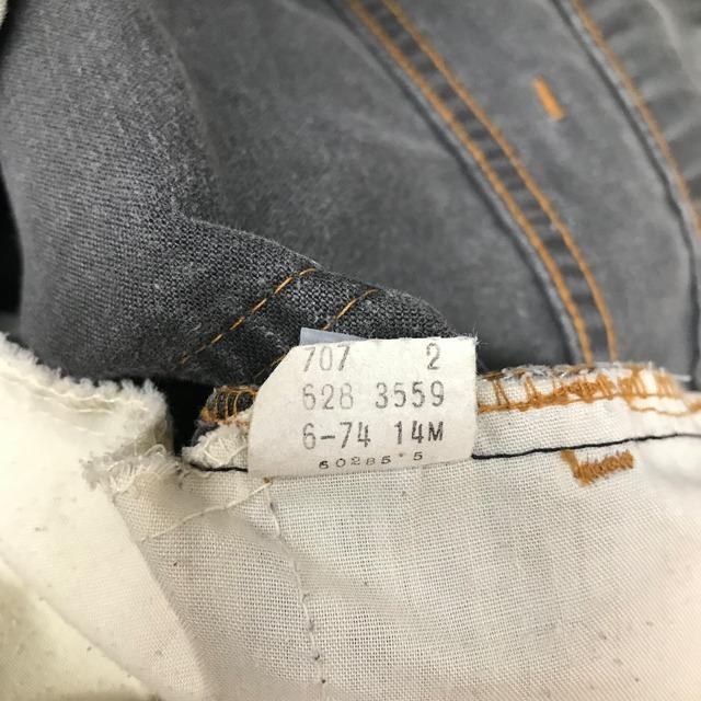 希少 70s VINTAGE LEVIS リーバイス 628 ビッグE フレア ベルボトム 42タロン オレンジ タブ  古着  e24020416｜evaryone2023｜04