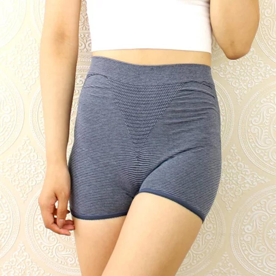 一分丈ショーツ ボックスショーツ 美尻 1分丈 透けない ひびかない
