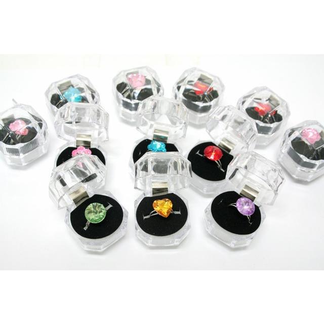 ジュエルリング 12個入 Gk 003ima イベント用品問屋トチギヤ 通販 Yahoo ショッピング