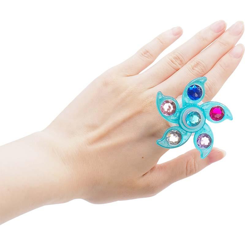 光るピカピカスピナー指輪（光る指輪） 24入 : イベント用品問屋