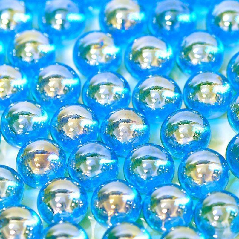 ビー玉】 12.5mm オーロラカラーマーブル 500入【ブルー