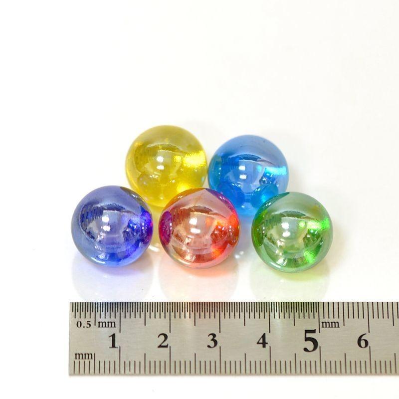 ビー玉】 17mm オーロラカラーマーブル 200入【ミックス】 : イベント
