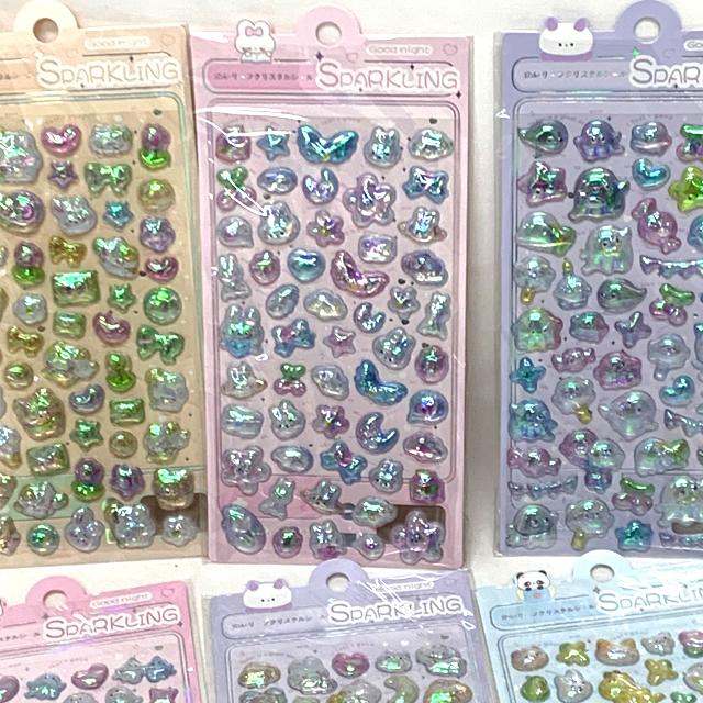 数量限定商品】ぷにぷに3Dクリスタルシール 12入【ボンボンドロップ