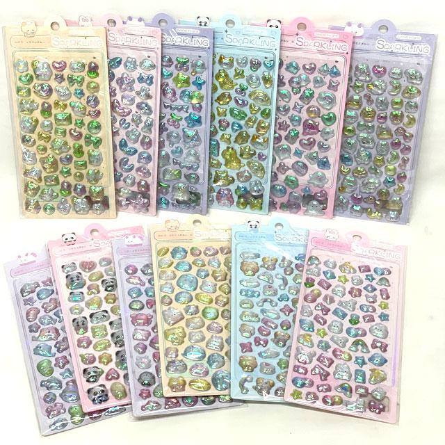 数量限定商品】ぷにぷに3Dクリスタルシール 12入【ボンボンドロップ