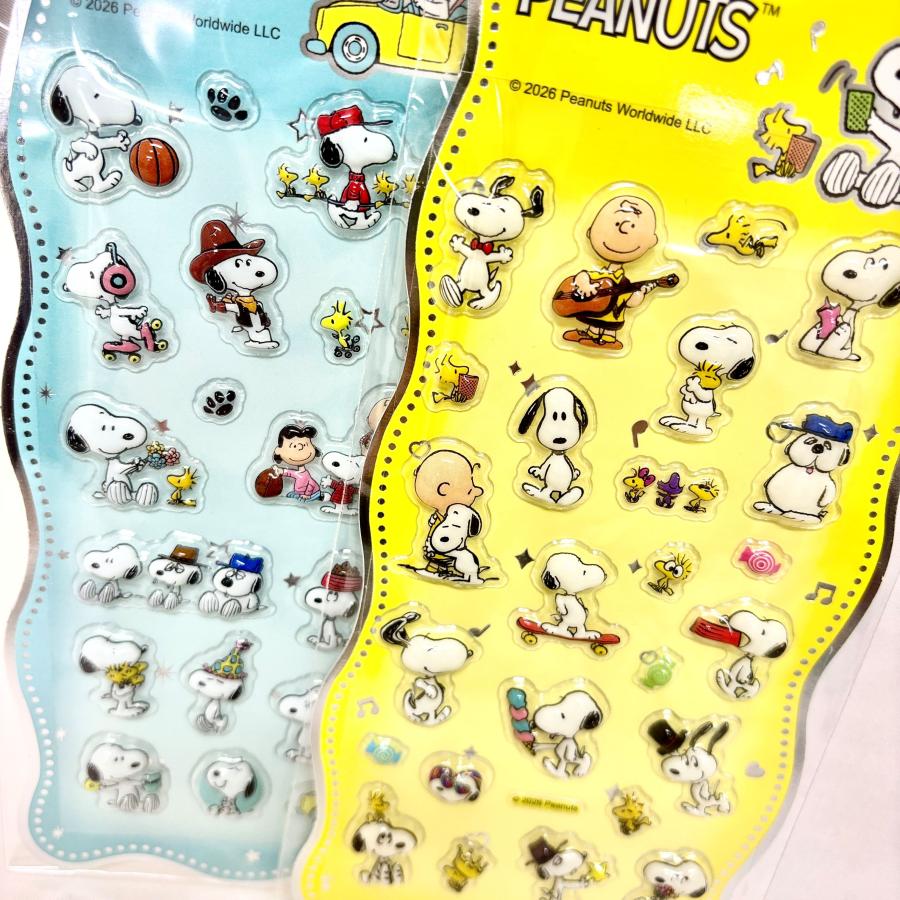 ぷっくりちびハートタグ　カモフラ　No.280 スヌーピーぷくぷくぷっくりシール 24入 : イベント用品問屋トチギヤ
