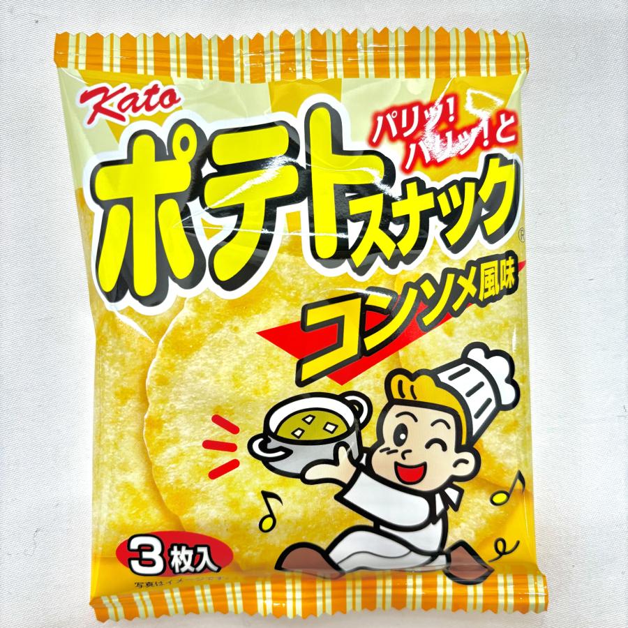 かとう製菓】 40円 ポテトスナック 20入 コンソメ風味【駄菓子