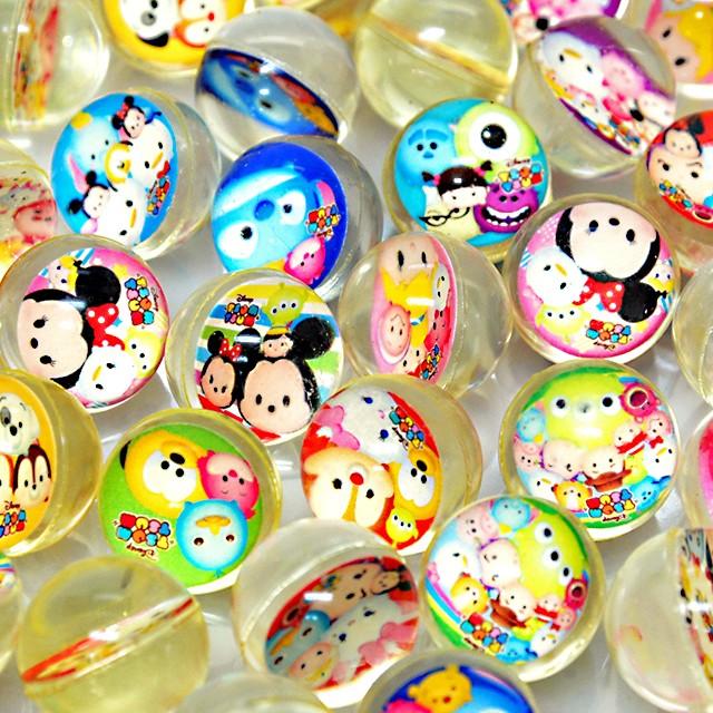 ディズニーかわいい絵入総柄スーパーボール 27mm　100入｜event-goods