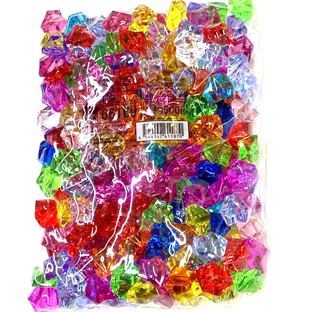 アイスキューブ 約500g（アクリルアイス似 宝石すくい 宝石つかみ取り