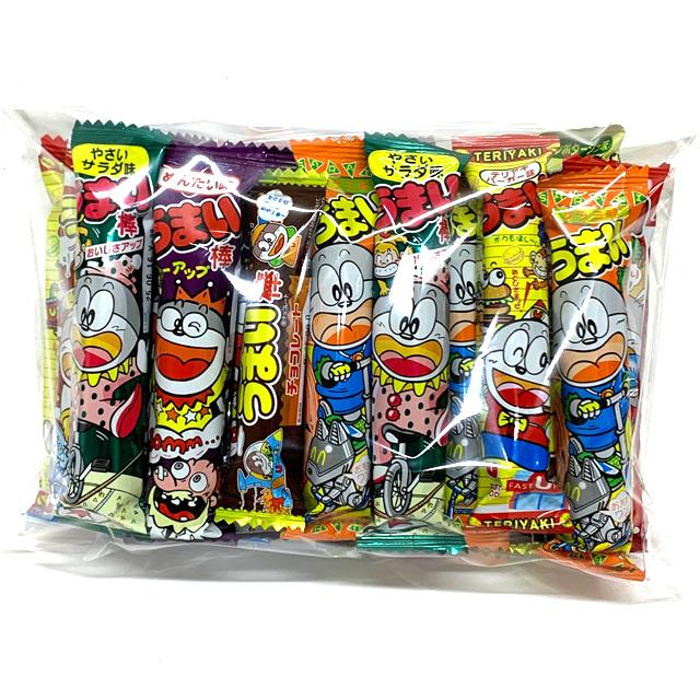 うまい棒（7種類以上アソート） 30入【駄菓子】 : イベント用品問屋