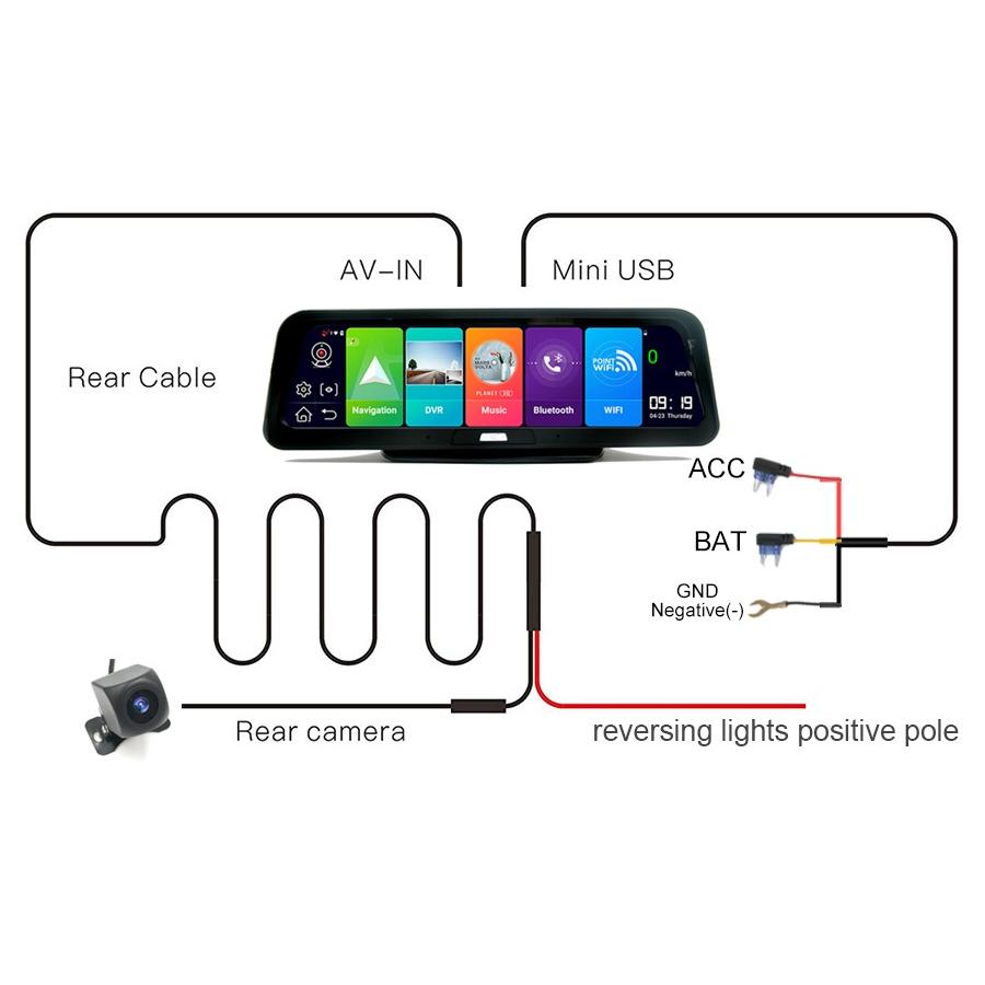 10インチ タッチスクリーン アンドロイドGPSオンダッシュカーナビ,バックカメラ,ドライブレコーダー,Bluetooth,テザリング,4G  SIMカード 64GB SDカード付