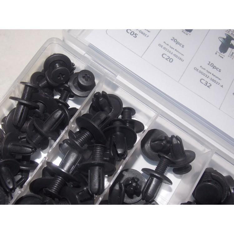 自動車 クリップ 内装 バンパー 6サイズ 自動車ファスナー 150個セット 取り付け カー用品 工具シリーズ 自動車整備 車クリップ 送料無料 超目玉