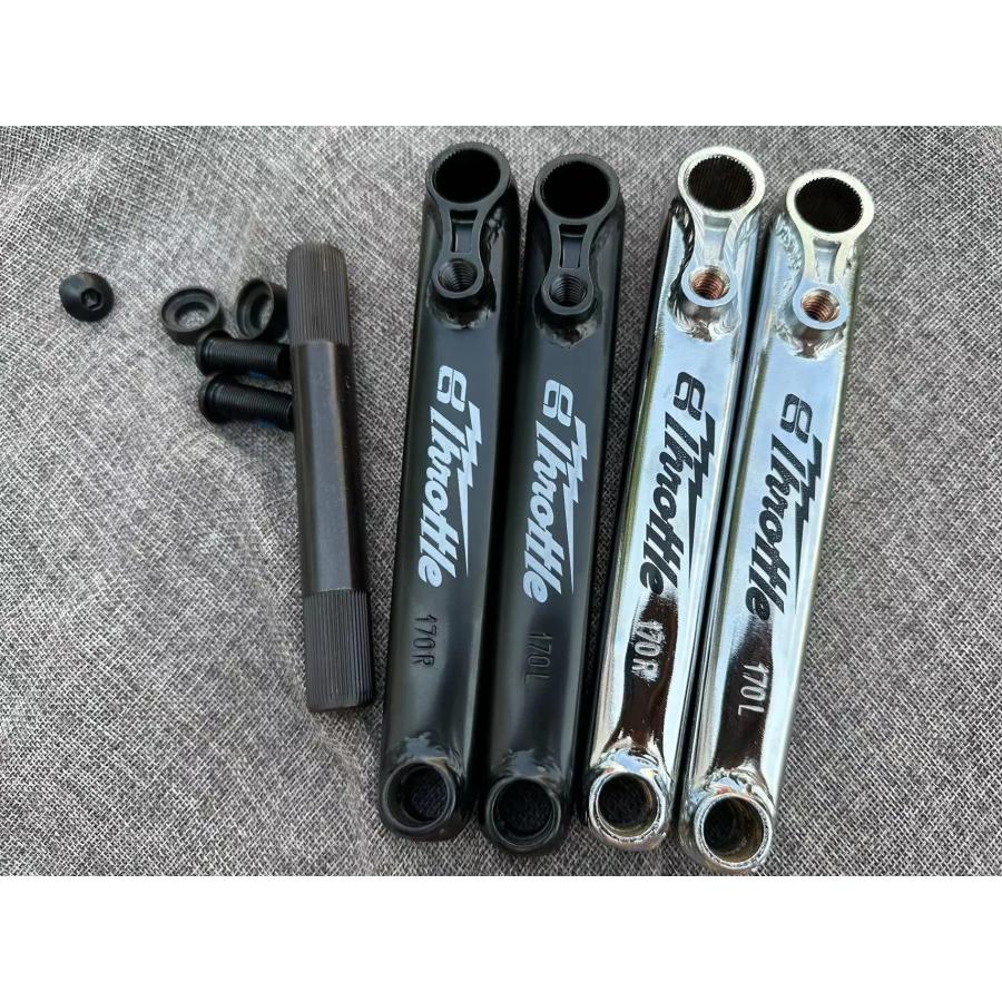 Eastern Bikes Throttle BMX クランク 170mm 19mm 48-spline Eastern Bikes Throttle BMX クランク 170mm 19mm 48-spline