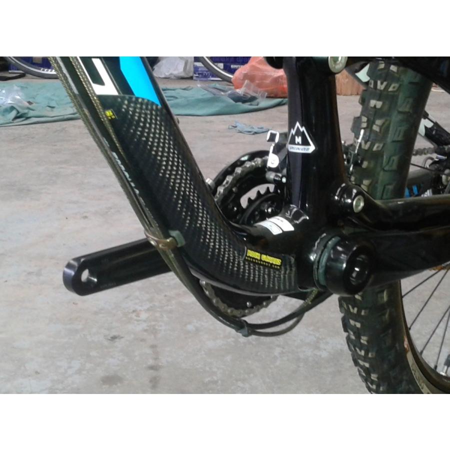 ROCKGUARDZ カーボンファイバー フレームプロテクター MTB ROCKGUARDZ カーボンファイバー フレームプロテクター MTB