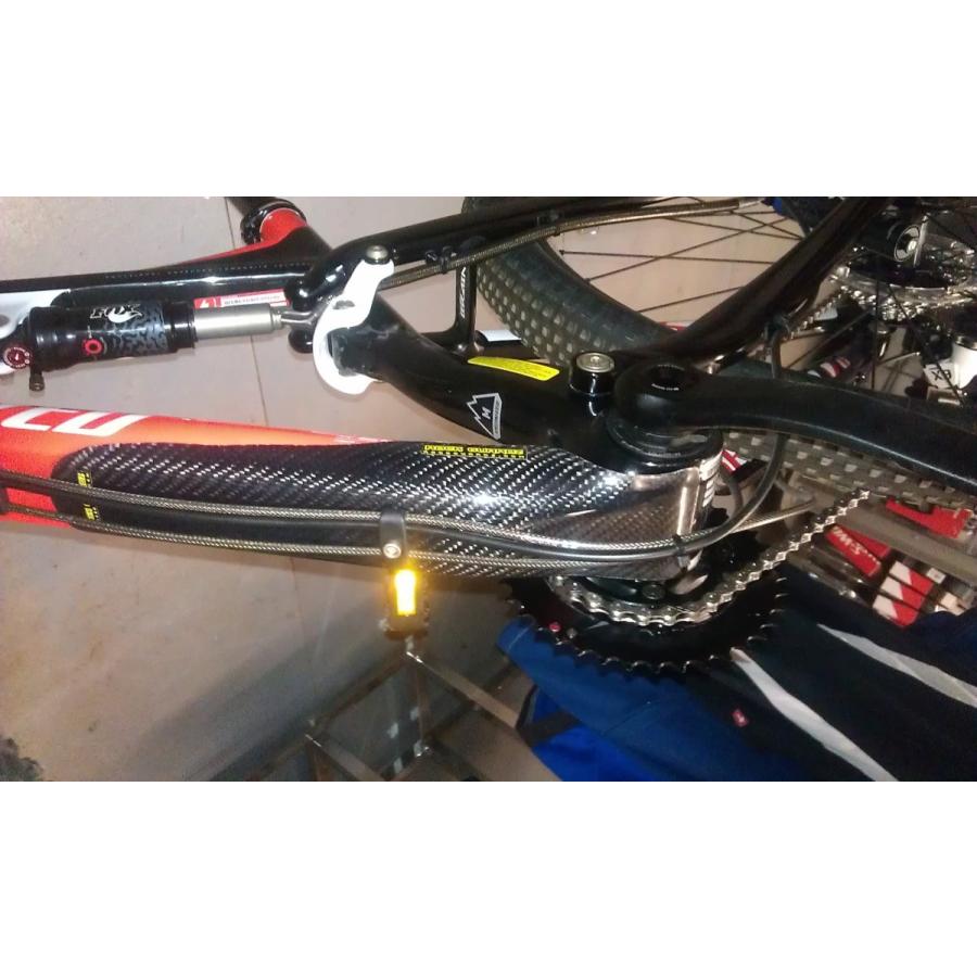 ROCKGUARDZ カーボンファイバー フレームプロテクター MTB ROCKGUARDZ カーボンファイバー フレームプロテクター MTB