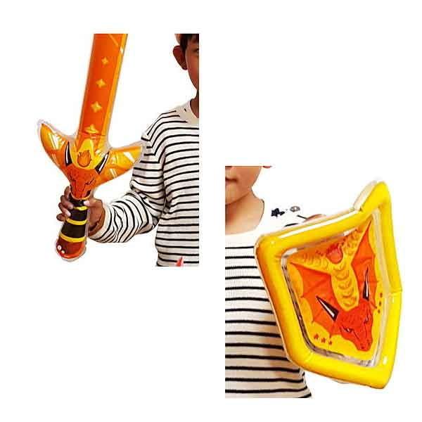 簡単に変身できるビニール玩具 ドラゴンデュエル装備 剣 盾 王冠 3点セット No 1148 販促イベント屋 通販 Yahoo ショッピング