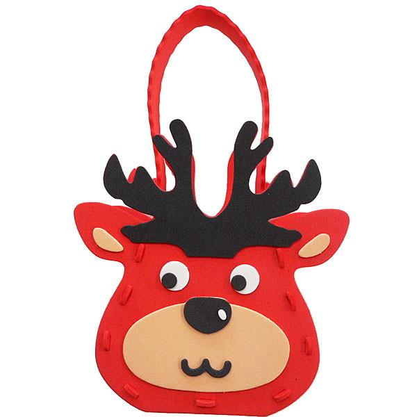 クリスマスバッグ作り お菓子持ち帰りセット トナカイ 30名様用 No 販促イベント屋 通販 Yahoo ショッピング