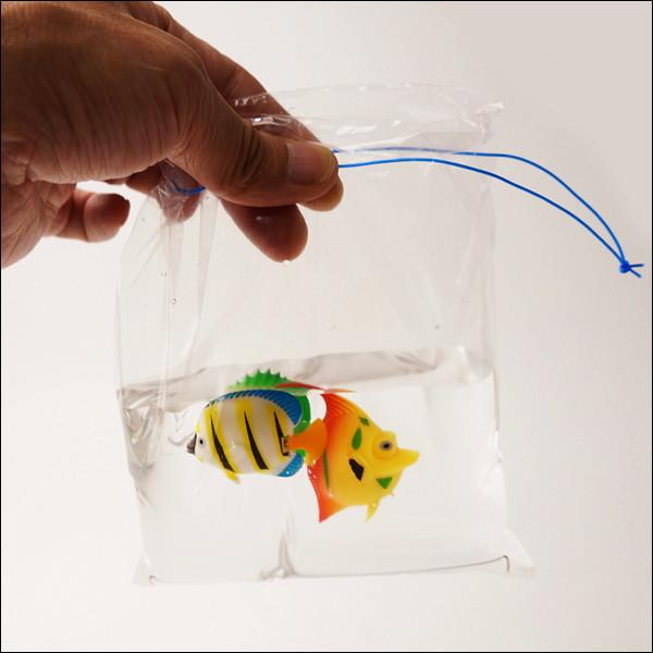 金魚すくい持ち帰り用袋(300枚入り) 一重紐【金魚 すくい用品 縁日