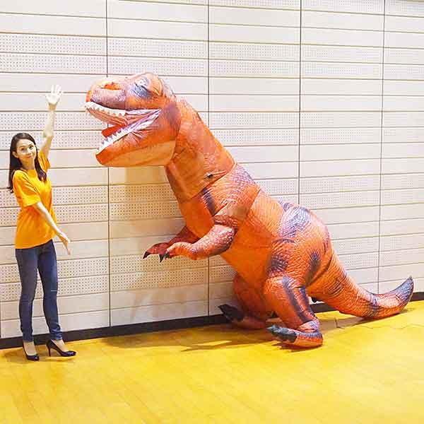 ジャンボエアブロー 巨大恐竜ティラノサウルスｔ ｒｅｘ H250cm 装飾 飾り エアーブロウ ディスプレイ Pop 動画有 No 販促イベント屋 通販 Yahoo ショッピング