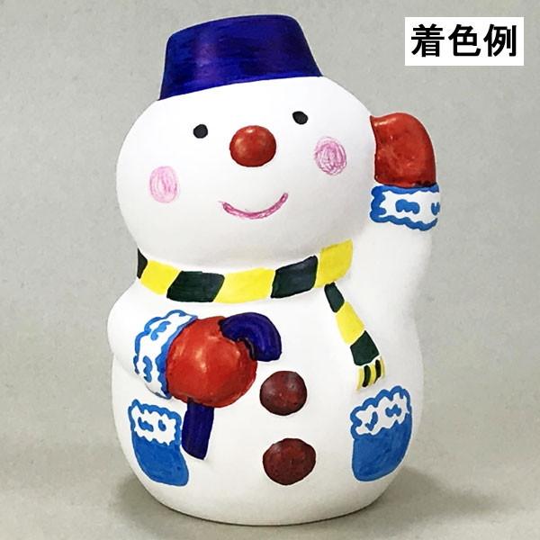 貴重‼️昭和レトロ■雪だるま　貯金箱　陶器製 クリスマス手作り工作キット 陶器の色塗り貯金箱 雪だるま / 貯金箱 絵