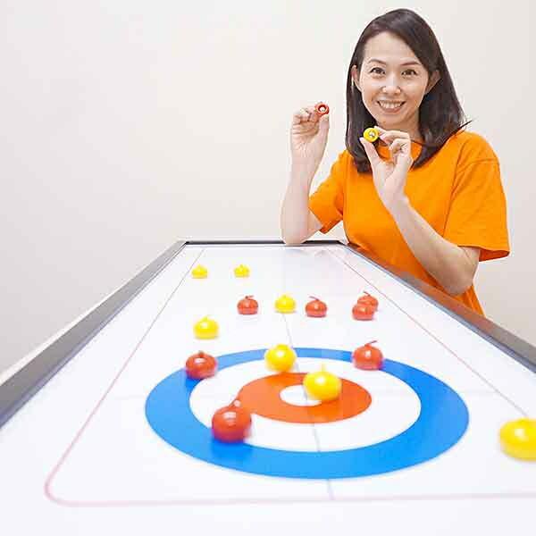 123cm 卓上カーリングゲームセット / 動画有 [大型商品160cm以上