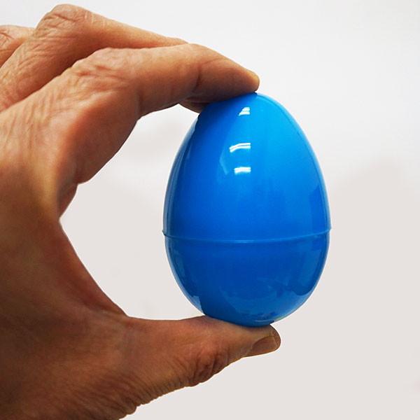 イースターカラフルカプセルたまご 8cm 60個/ 空カプセル 卵型ケース
