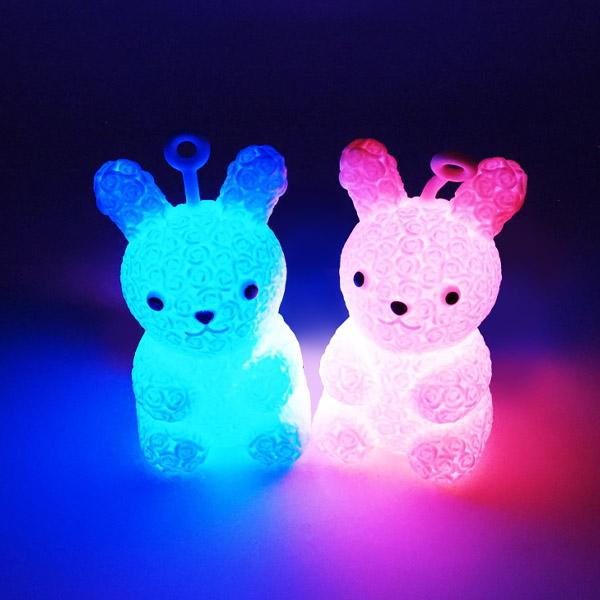 光るピカピカおすわりうさぎさんヨーヨー 10個＋予備2個 / 縁日 景品