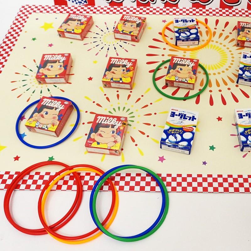 ちびっこお菓子輪投げ大会 50個 / わなげ 縁日 模擬店 お祭り : 販促