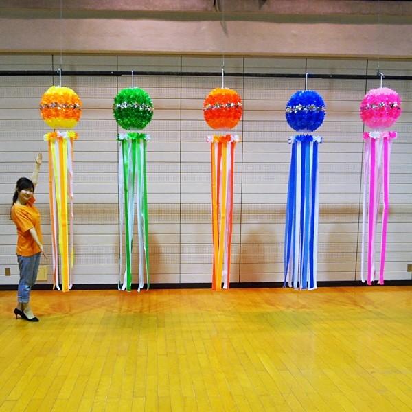 七夕 特大サワー吹流し 240cm ブルー 七夕簡単飾り付け キラキラした飾り 笹に付ける飾り 笹きれいな飾り付け 装飾 No 2872 販促イベント屋 通販 Yahoo ショッピング