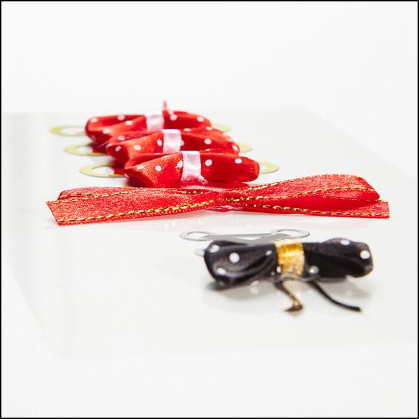 ハロウィングッズ 立体シール フェイスシール CORSET・リボン