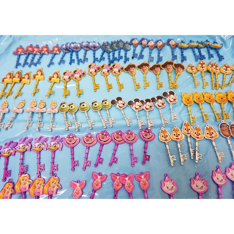 水に浮くすくい用おもちゃ ぷかぷかディズニーカラフル鍵 100個