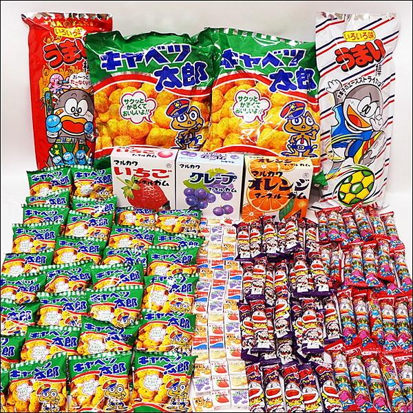 大きなうまい棒や特大キャベツ太郎が当たる、ビッグなお菓子抽選