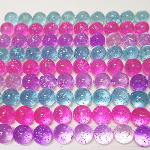 27mm キラキララメ入りのファンタジーグリッタースーパーボール(100ヶ) No4112販促イベント屋 通販 Yahoo!ショッピング