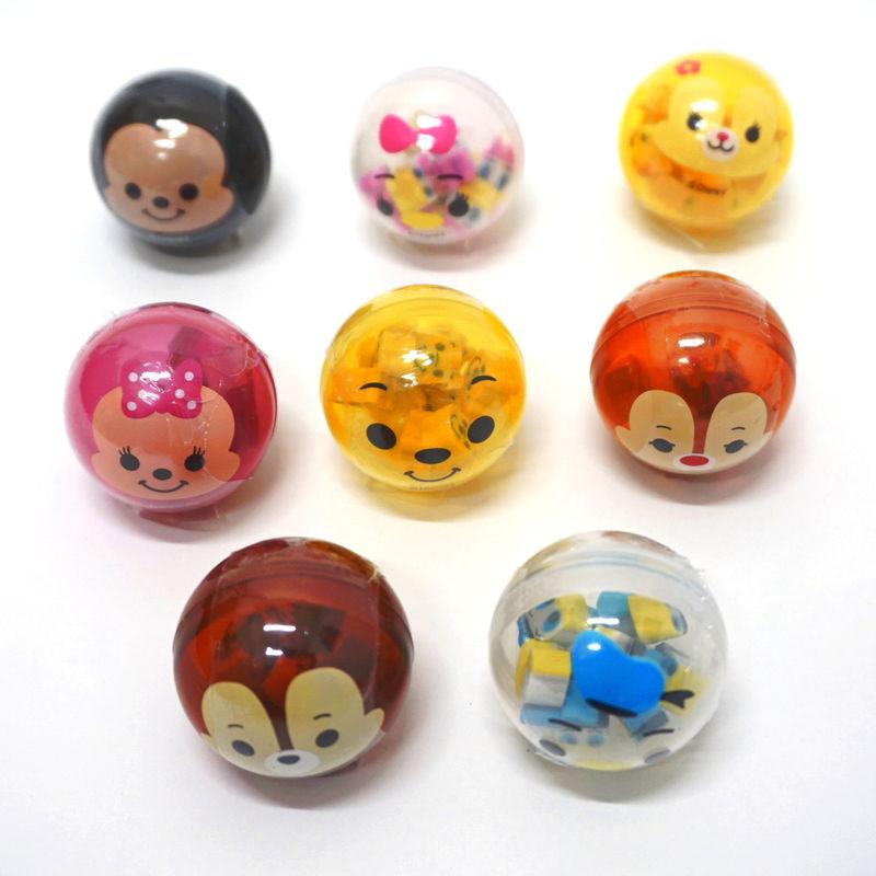 ディズニー消しゴム入りまんまるカプセル H4cm 48個 箱入り / 縁日