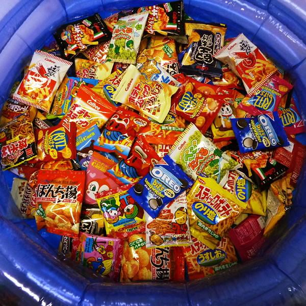 知育菓子が当る くじ付お菓子つりつり抽選会景品セット(80名様用