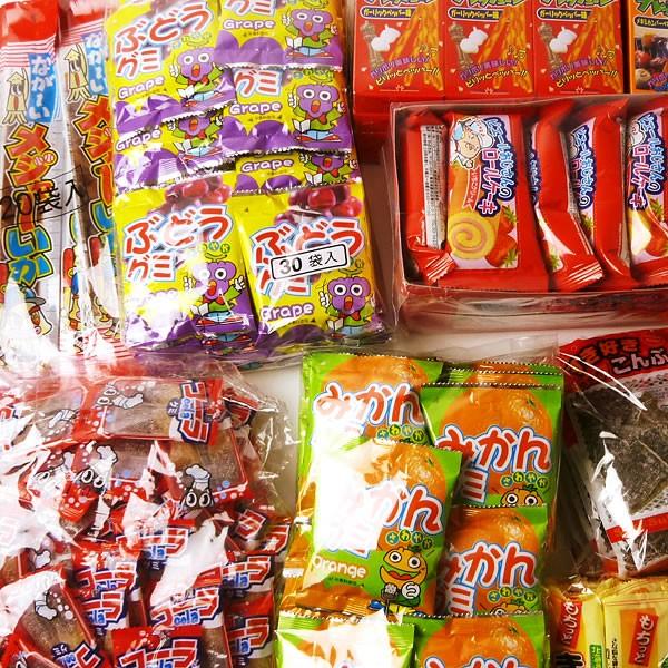 簡単駄菓子屋さん売場14種（552個）/ お菓子 模擬店 お祭り販売品