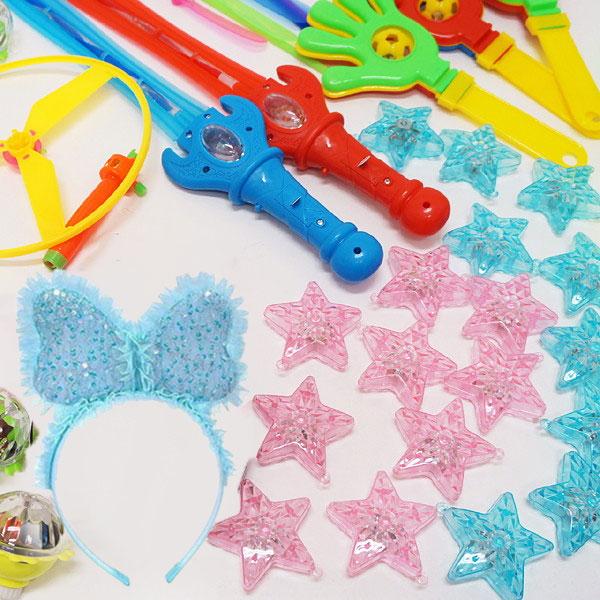 光るおもちゃ色々アソート 70個＋予備5個 [お祭り景品 お祭り販売品