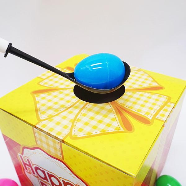 イースターエッグ カラフルカプセルたまご(約H8cm)すくいどり 55個+