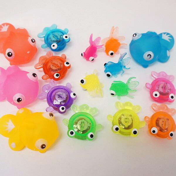 ぷかぷか金魚すくいどりおもちゃ　398個セット / 金魚 おもちゃ すくいどり すくい / 動画有の画像