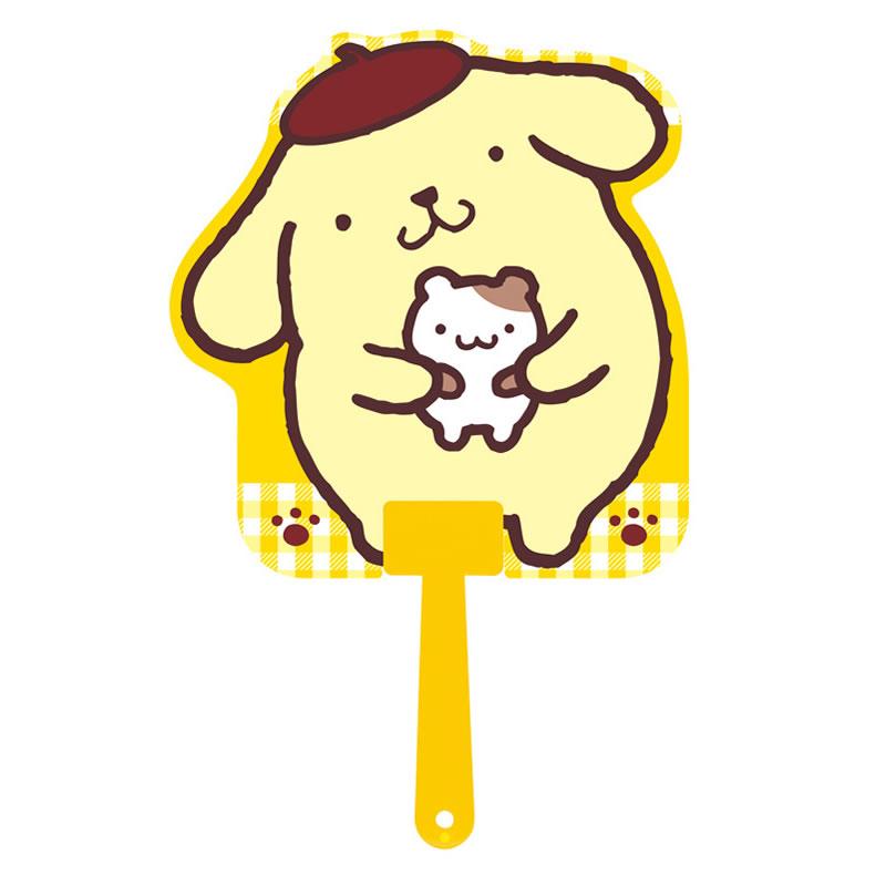ポムポムプリン　うちわ まんがキャラクターダイカットうちわ(10枚) ポムポムプリン / うちわ