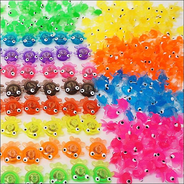 水に浮くすくい用おもちゃ　ぷかぷか金魚おもちゃ378個セット【水のおもちゃ すくい景品 縁日】/ 動画有の画像