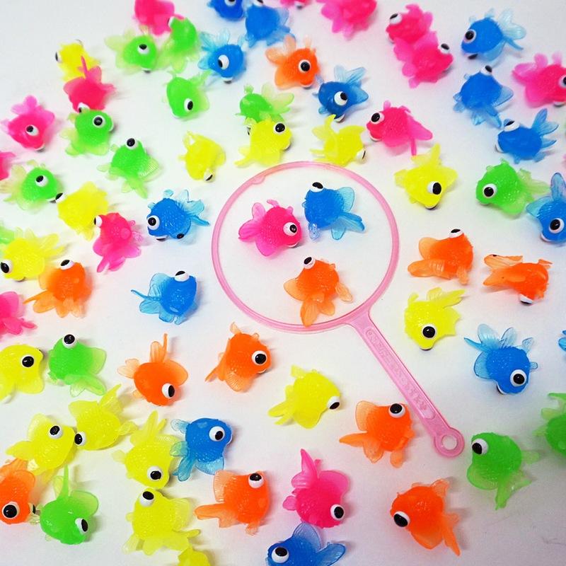 水に浮くすくい用おもちゃ　ぷかぷか金魚おもちゃ378個セット【水のおもちゃ すくい景品 縁日】/ 動画有の画像