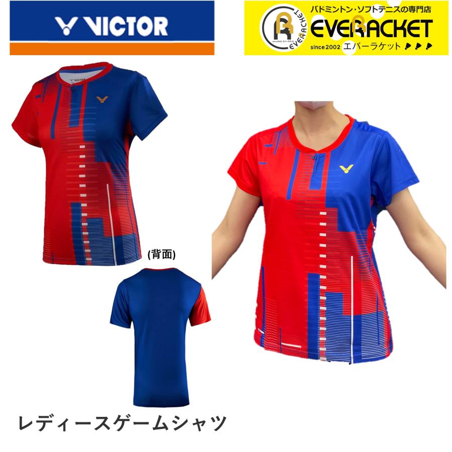 ポスト投函送料無料 ビクター Victor ウエア ゲームシャツ レディース T バドミントン T エバーラケット Yahoo 店 通販 Yahoo ショッピング