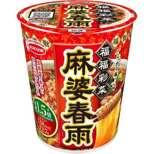 エースコック 福福彩菜 麻婆春雨 38g×12個 即席麺/カップ麺/春雨スープ