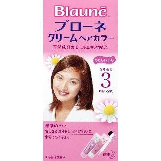 花王 ブローネ　クリームヘアカラー　３ 1組×24個   【送料無料】 花王 ブローネ クリームヘアカラー 3 1組×24個 (爆買) : 紀州和歌山
