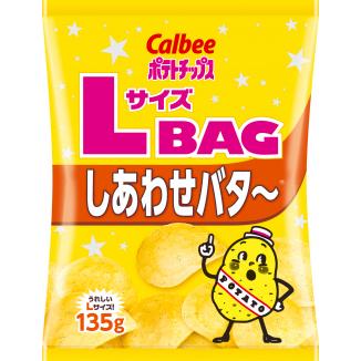 カルビー ポテトチップス しあわせバター Lサイズバッグ 135g 24個 4901330591885b 和歌山てんこもり 通販 Yahoo ショッピング